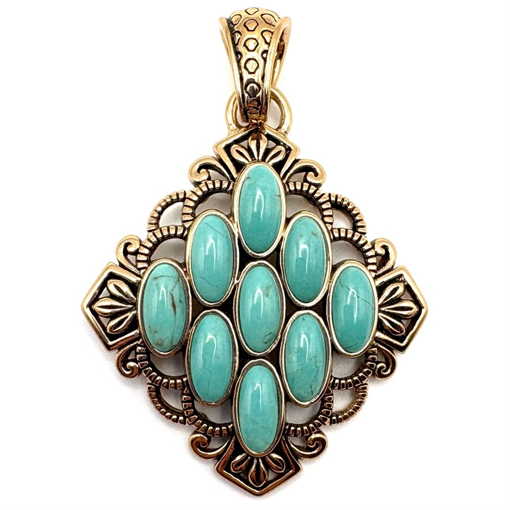 Studio Barse Turquoise and Gold Necklace